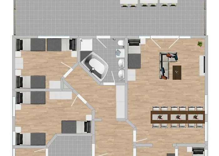 R111 Grosse Moderne Monteurwohnung Uebergangswohnung * Regensburg